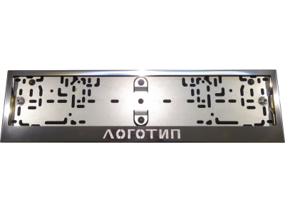 Рамка номерного знака Kia Ceed (комплект) ТСС для Любые