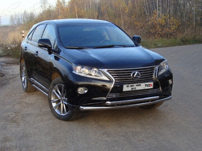 Накладка решётки радиатора 12 мм ТСС для Lexus RX-350 (кроме F-Sport) 2012-2021