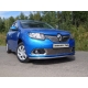 Защита переднего бампера 42 мм ТСС для Renault Sandero 2015-2021