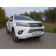 Защита передняя Кенгурятник 76 мм ТСС для Toyota Hilux 2015-2021