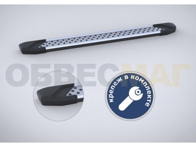 Пороги алюминиевые Rival BMW-Style для Honda Pilot 2016-2021