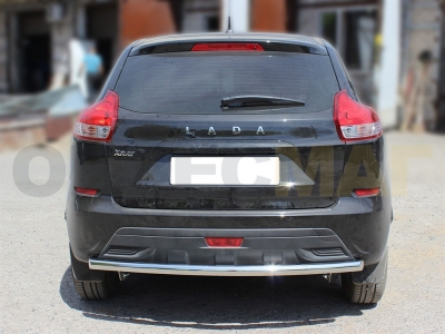 Защита заднего бампера 53 мм для Lada XRay 2016-2021