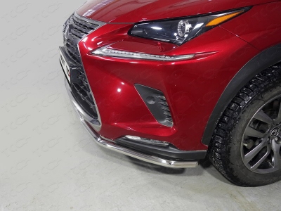 Защита переднего бампера 42 мм ТСС для Lexus NX 2017-2021