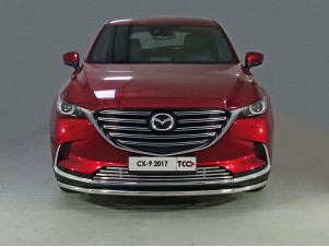 Защита переднего бампера 42 мм для Mazda CX-9 № MAZCX917-13