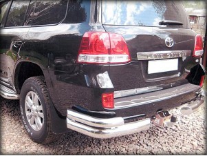 Защита заднего бампера "уголки" d-101.6+60(76) для Lexus LX-470 2002-2008 LX_8